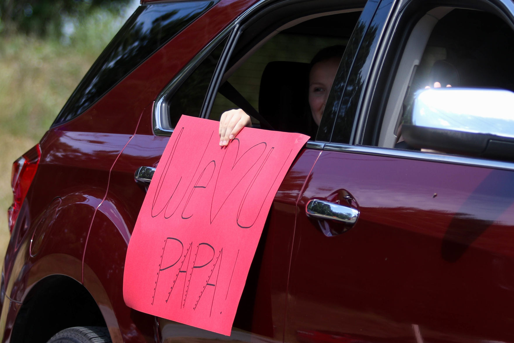 Car parade for Oak Park Nursing Home and Independent Living Community residents
